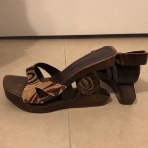 Cool wooden shoes